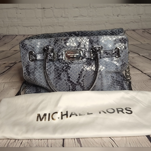 Michael Kors Snake Skin Leather Bag - Picture 7 of 7